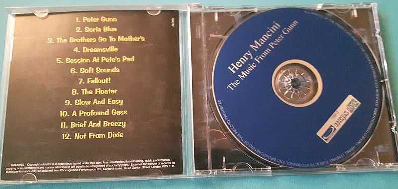 CD Henry Mancini Peter Gunn Soundtrack