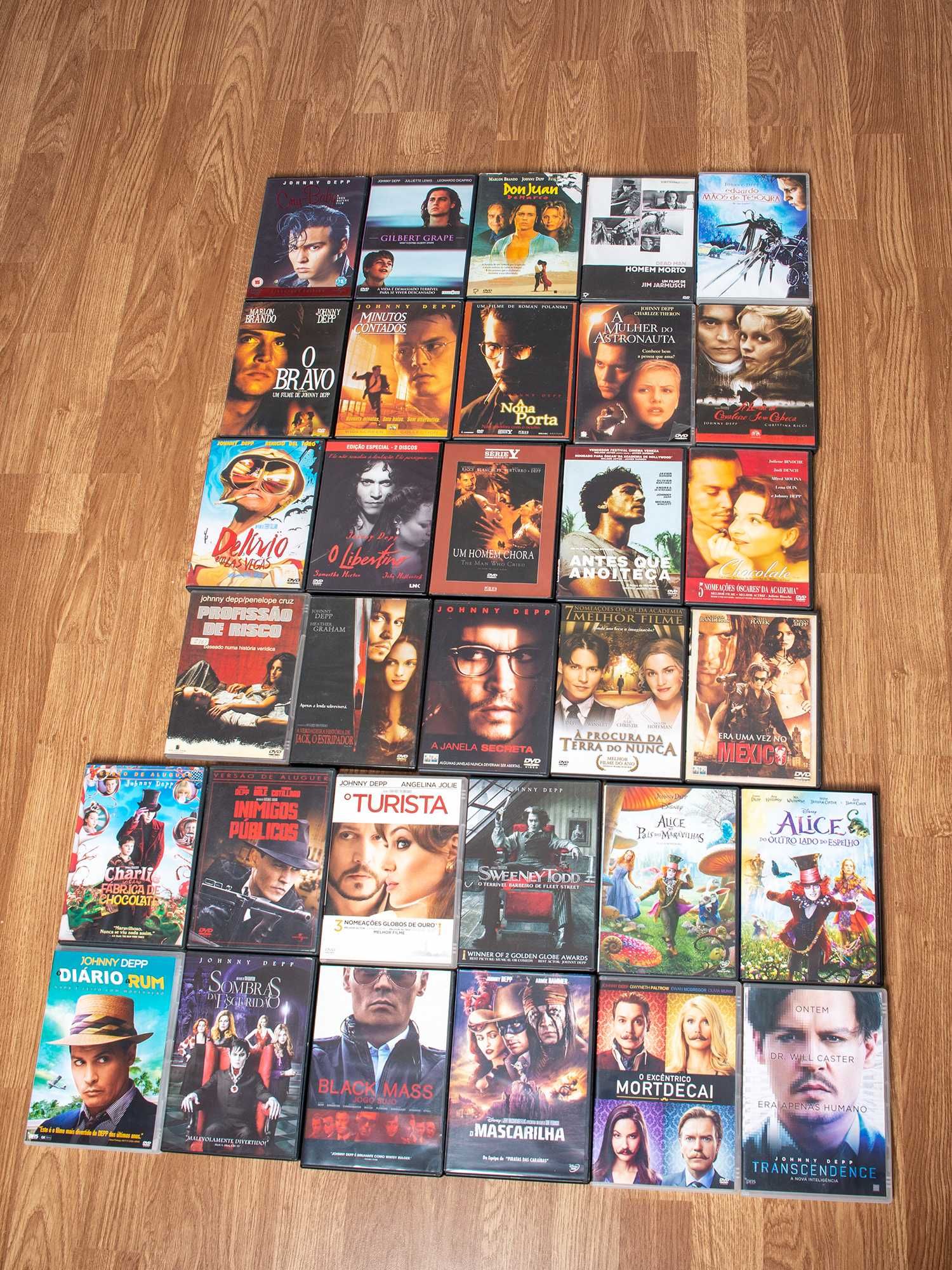 Johnny Depp DVD`S Originais