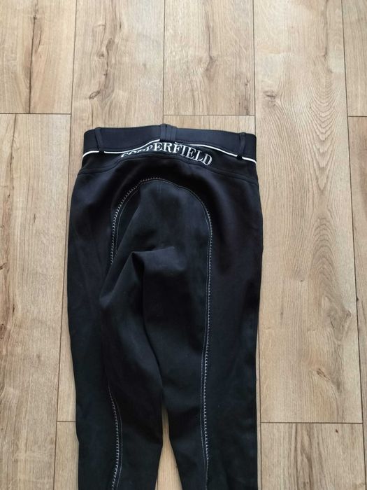 Spodnie damskie L bryczesy jNowe elastyczne pełny lej skóra pas82