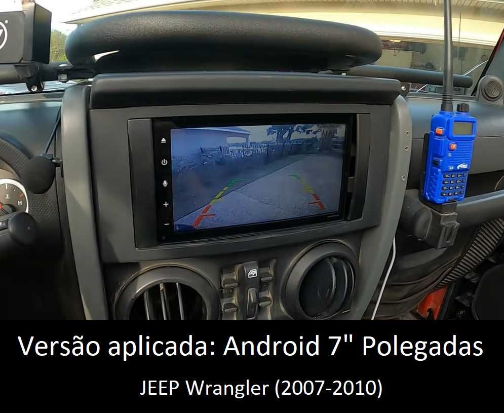 (NOVO) Rádio 2DIN • JEEP Wrangler • (Desde 2007 a 2017) • Android GPS