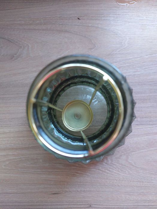 Świecznik na tealight / Wazonik Choinka zielony