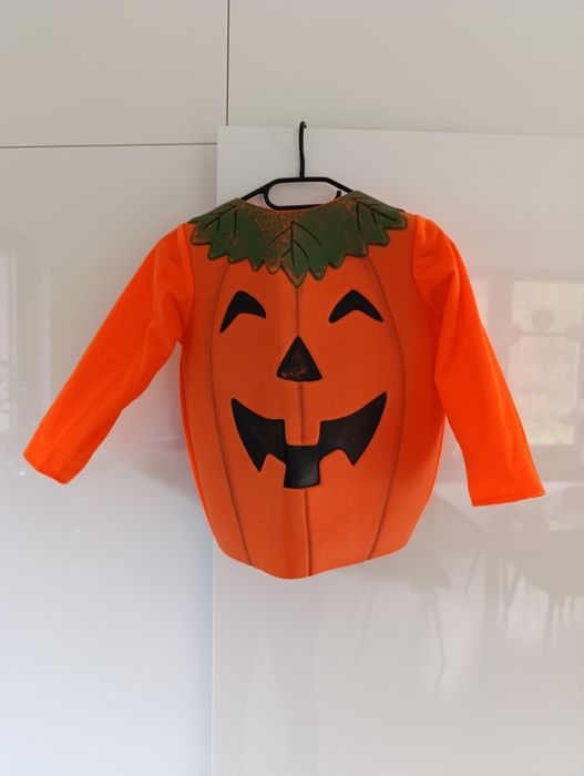 Przebranie kostium dynia halloween 4-7 lat