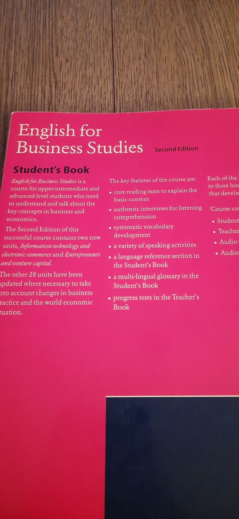 English for Bussines Studies podręcznik Cambridge second edition