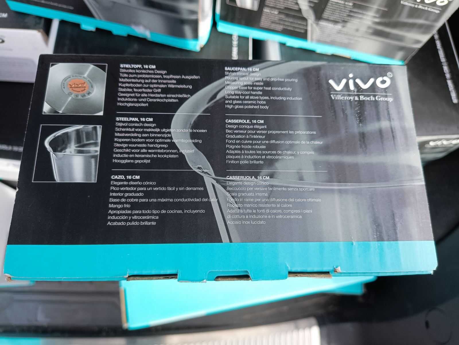 Кастрюля Vivo by Villeroy & Boch, 16 см, нержавейка, все плиты