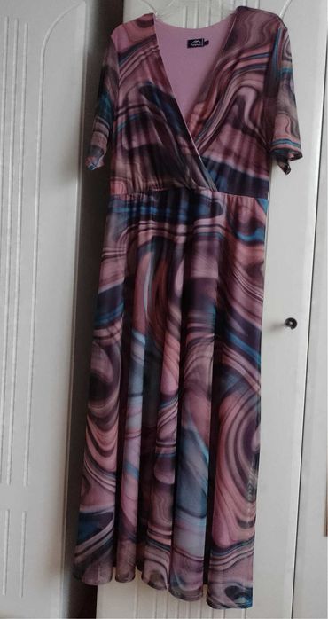 Sukienka MAXI rozmiar 48 wesele