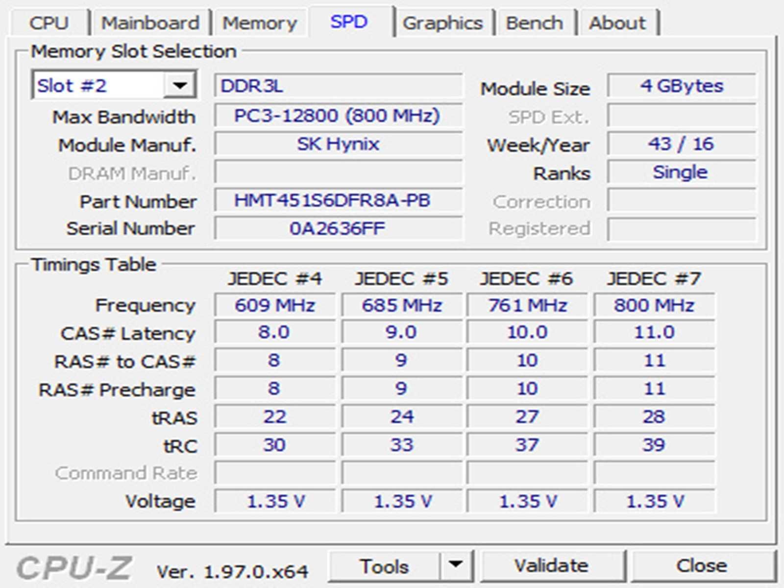 DDR3 8GB HyniX 12800 L