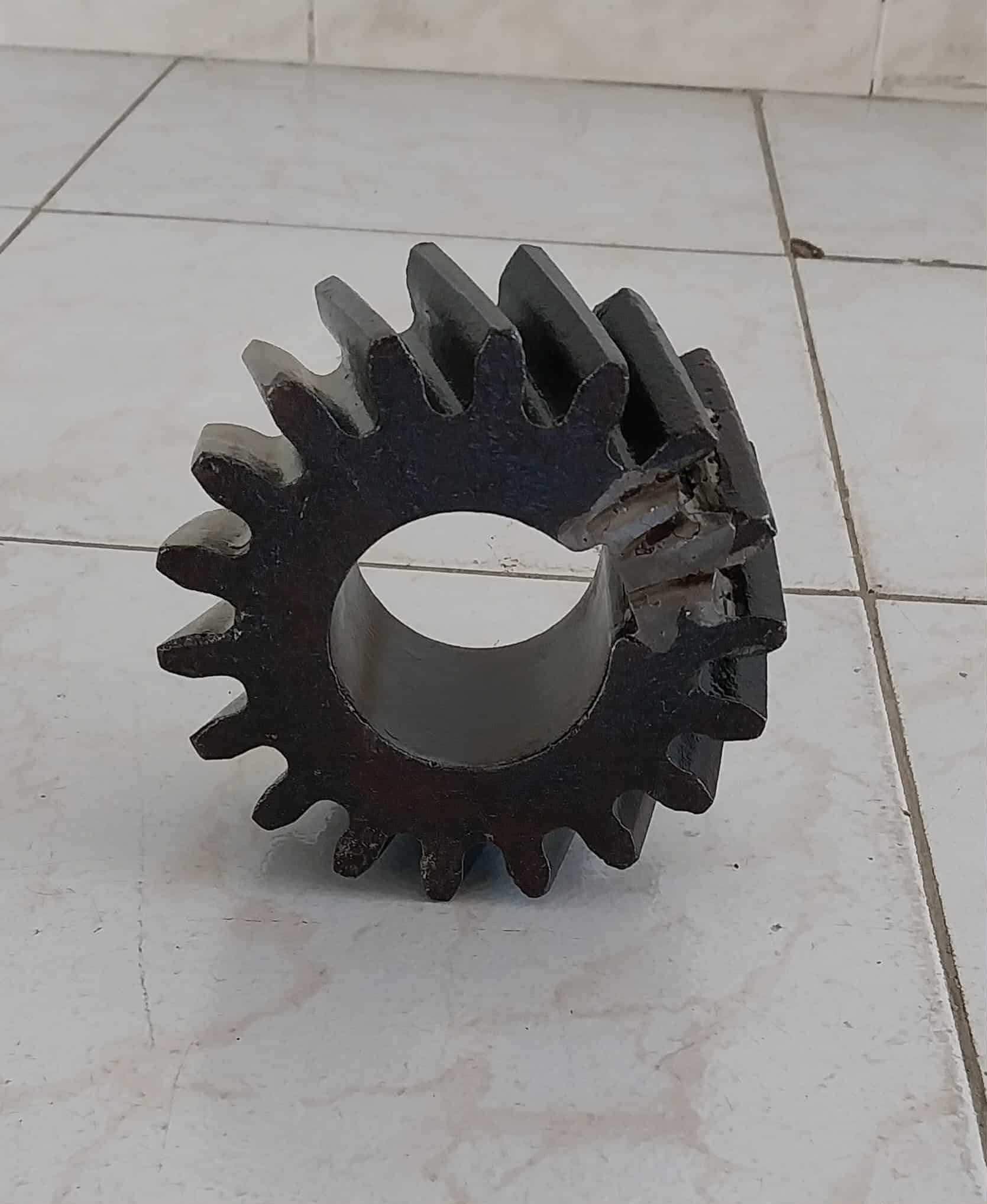 Carrete Industrial VINTAGE em Ferro Fundido. Decorativo
