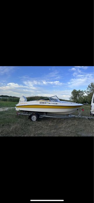 Катер Волна 490 м з двигуном evinrude 75