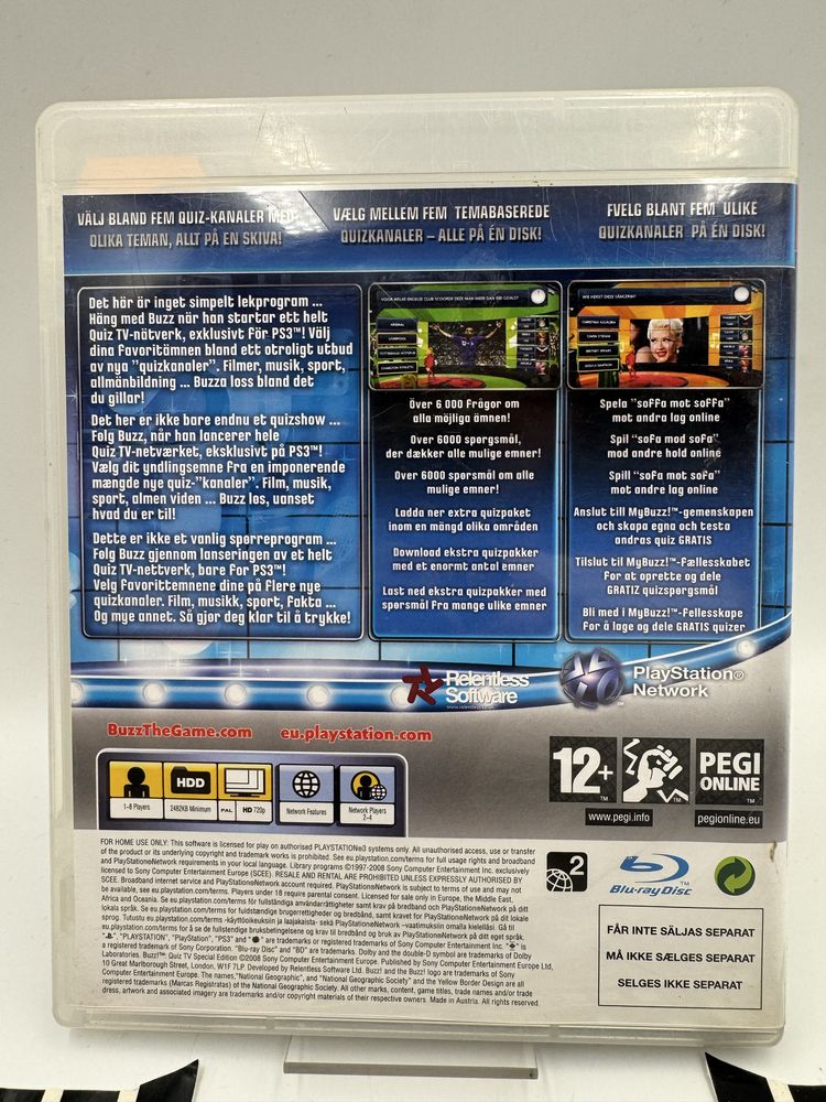 Buzz Quiz Ps3 Gwarancja