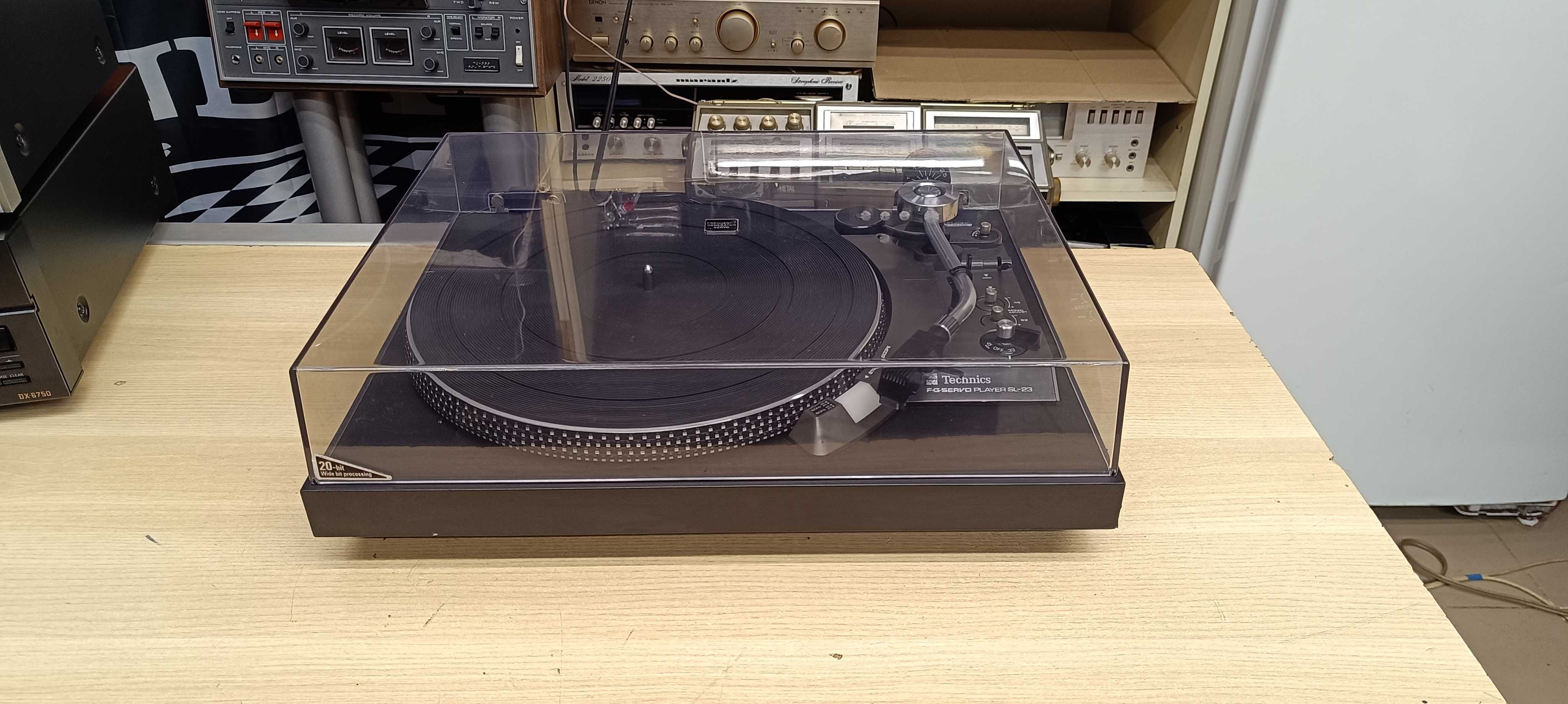 Вініловий програвач Technics SL-23 (стан+відео роботи перед покупкою)