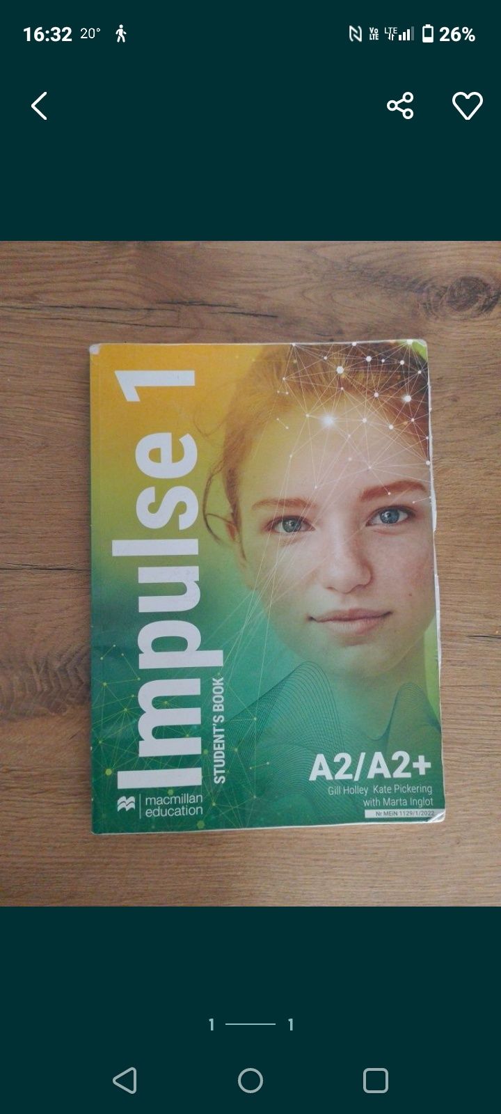 Impulse 1 Podręcznik