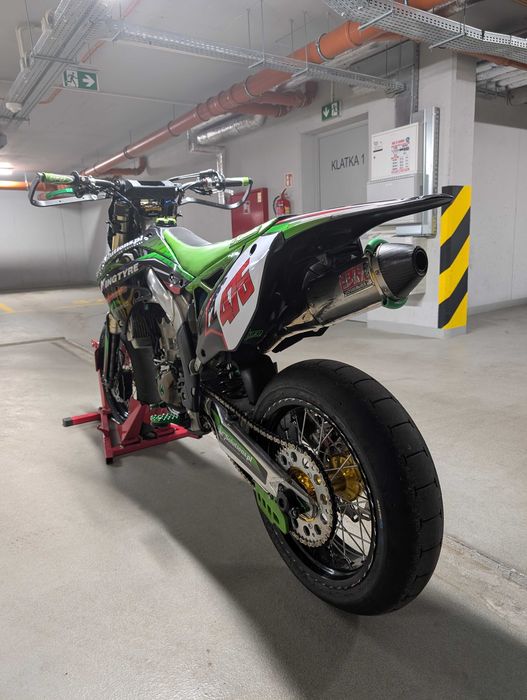 KAWASAKI KXF 450  SUPERMOTO - Wyścigowy motocykl z Mistrzostw Europy