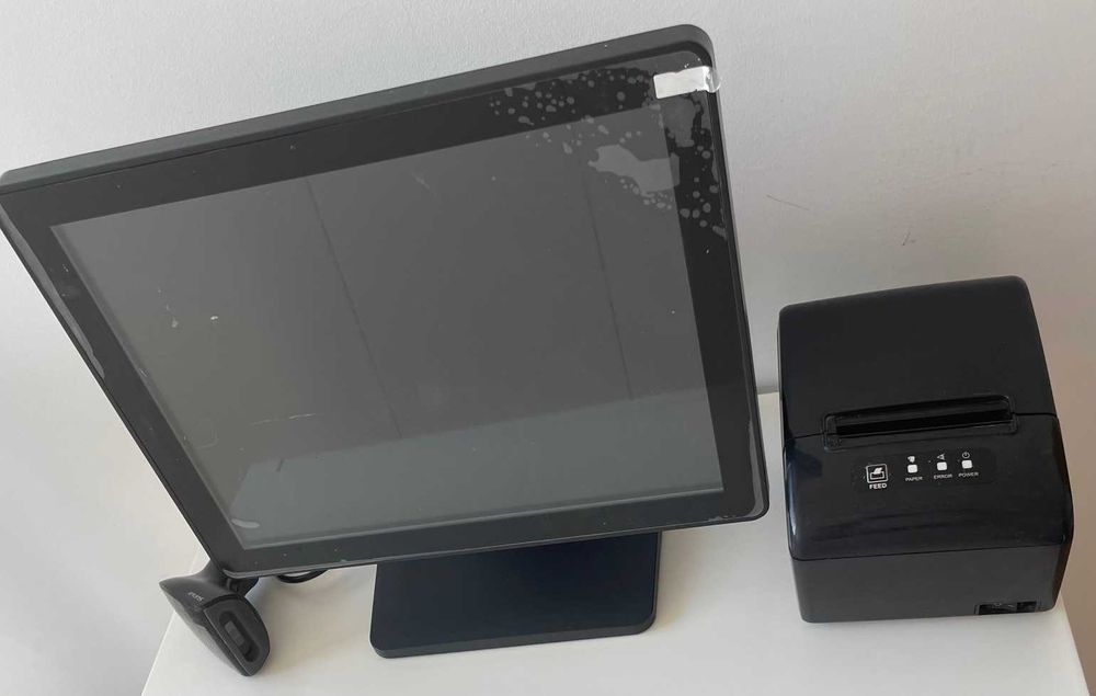 Sistema POS Touch Completo-Zonerich ZQ-T8350+Imp. térmica+L. cód.+Gav.