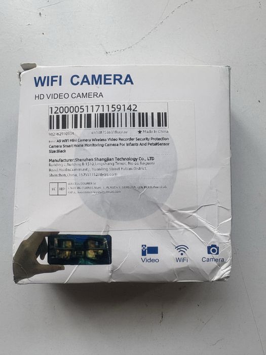 Mini camara para filmar e tirar fotos