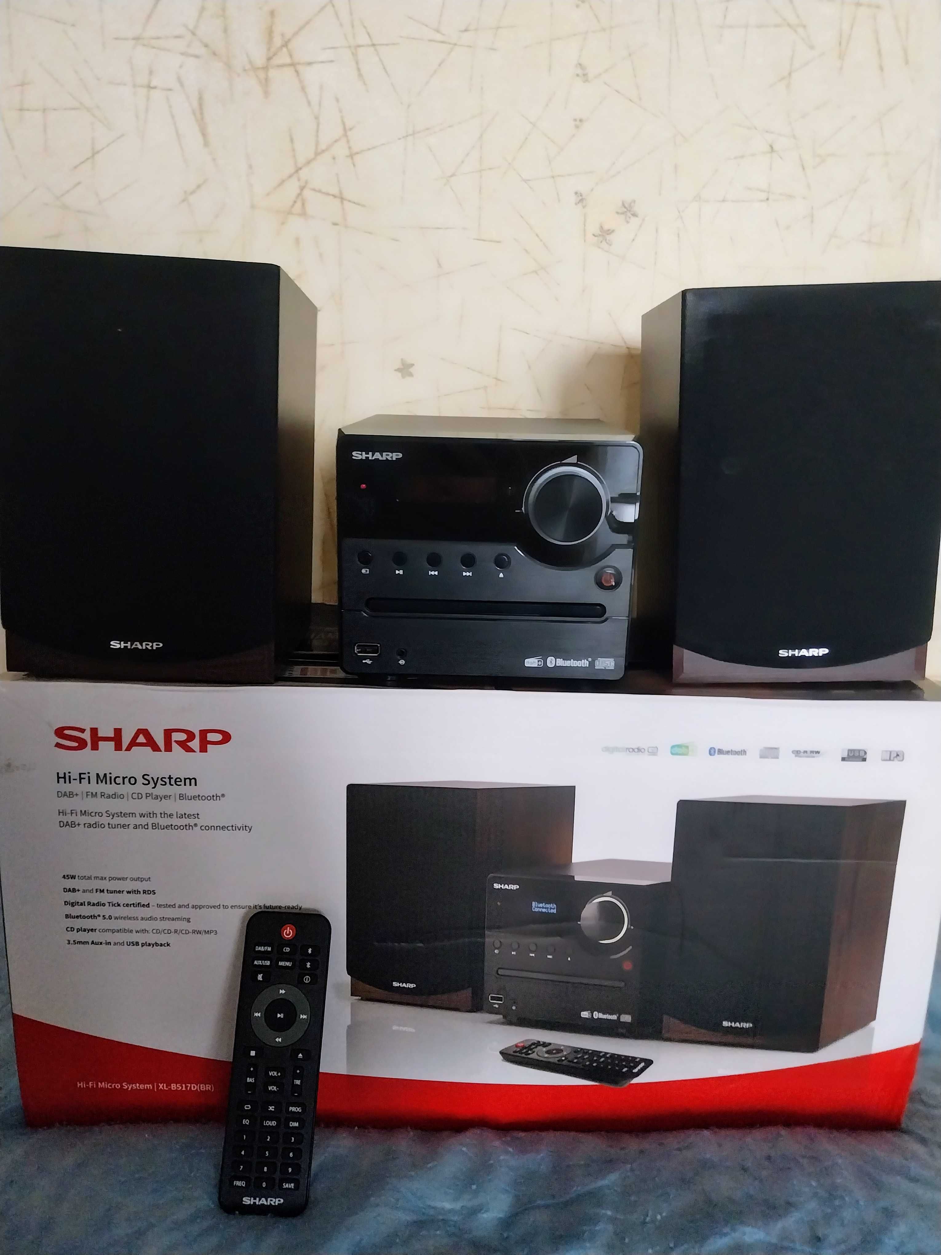 Malo uzywana wieza SHARP XL-B517D  na gwarancji