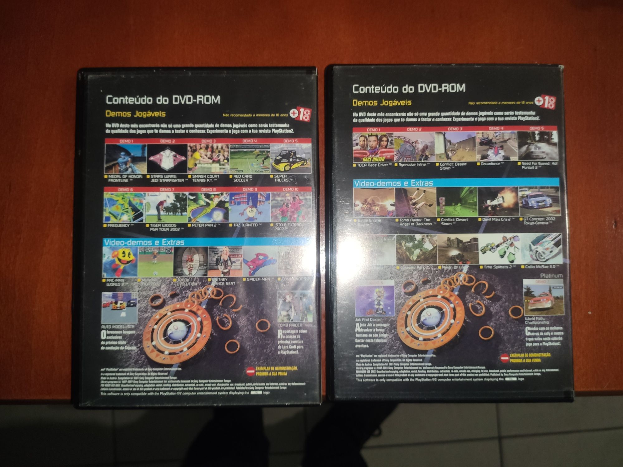 Demos jogáveis PlayStation 2