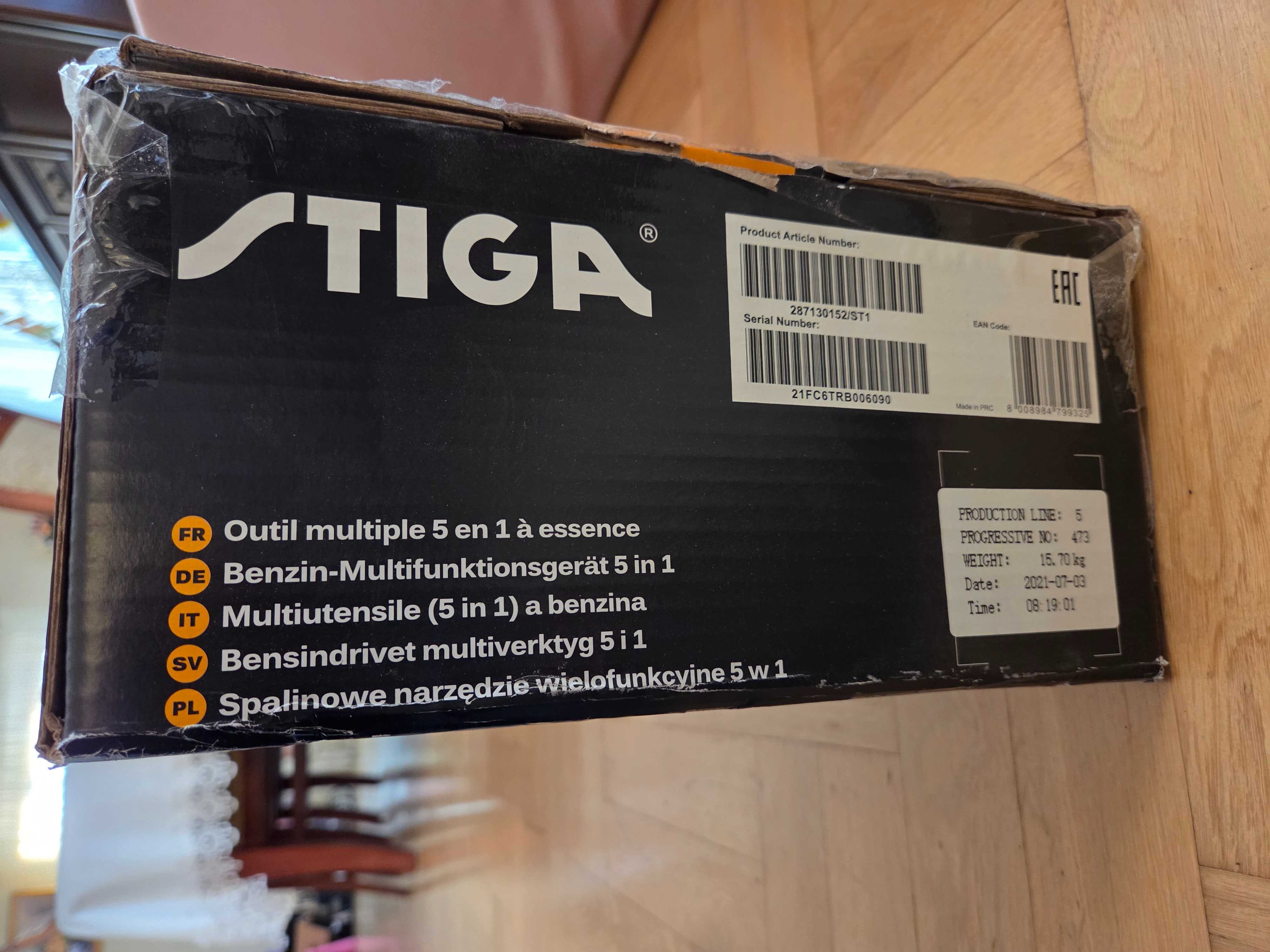 Stiga 5w1 SMT 226, wykaszarka, piła, sekator do żywopłotu - NOWY