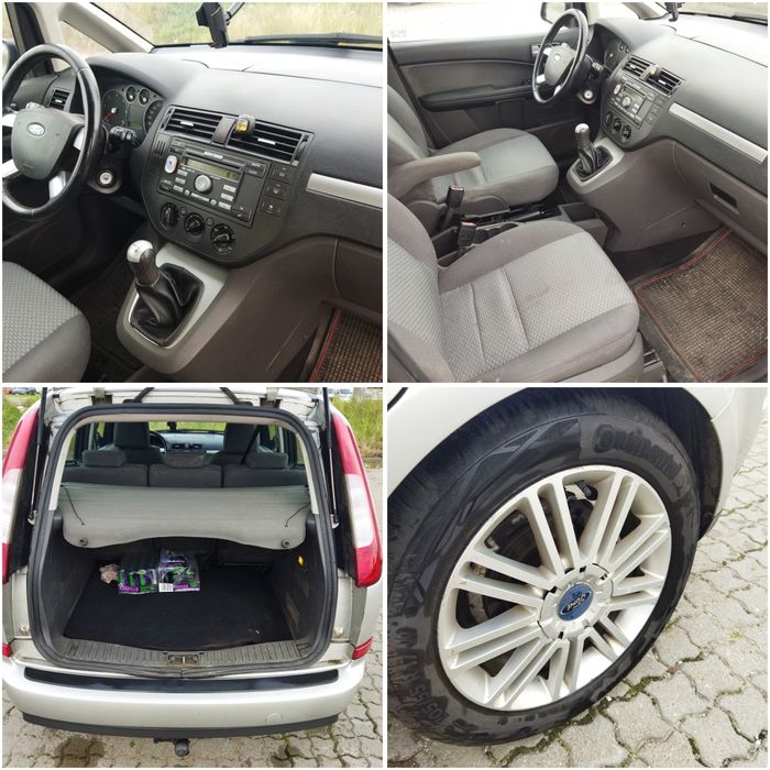 Ford C-Max 1.6 TDCi rok 2004 hak holowniczy klimatyzacja mrozi