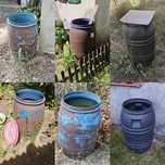 Beczki plastikowe 120L / 30zł sztuka, na wodę, deszczówkę, ogród