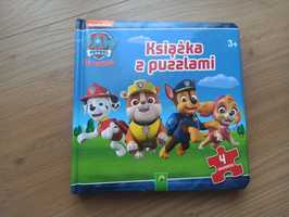 Książka z puzzlami Psi patrol dla dzieci 3+