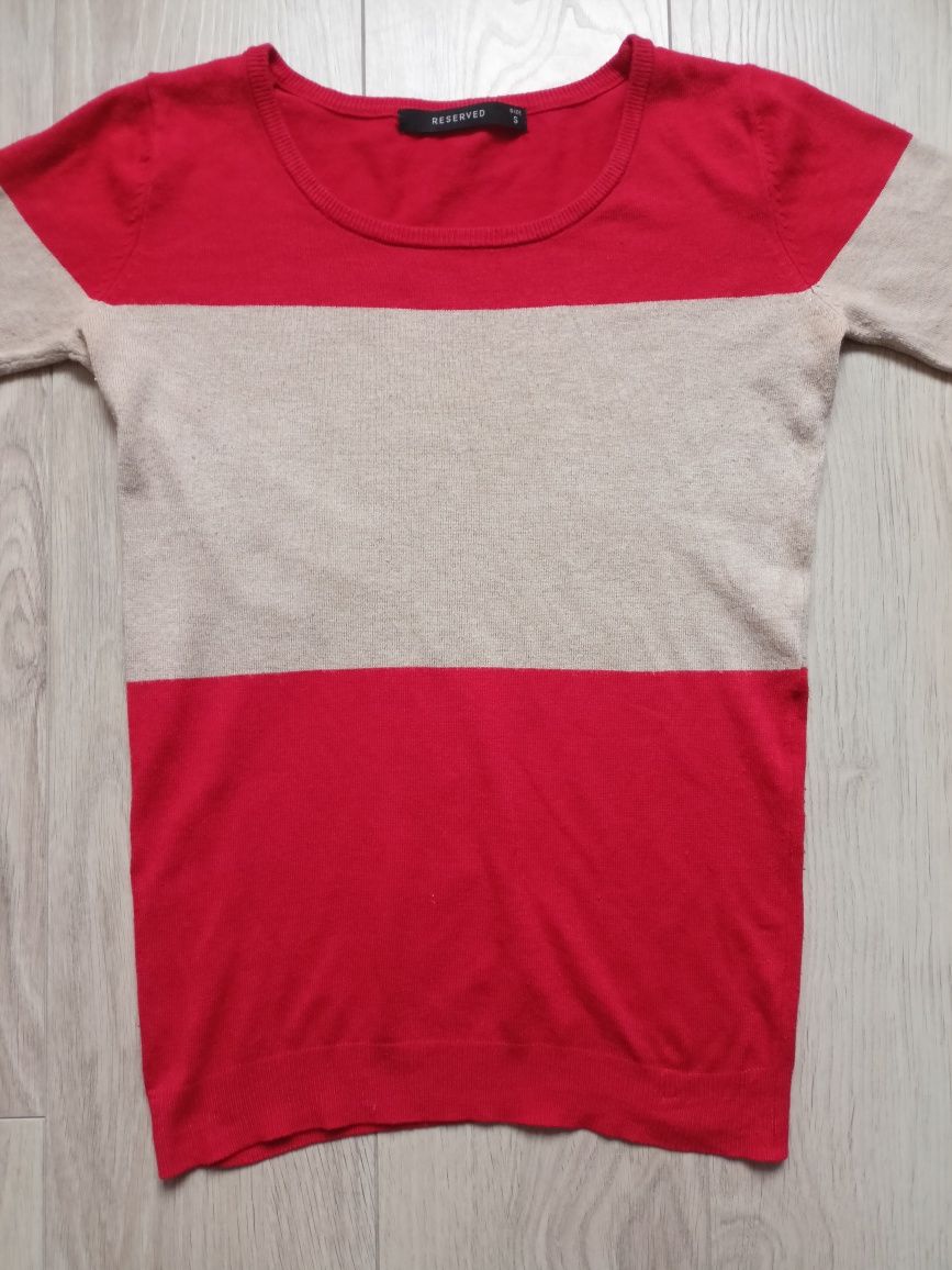 2-kolorowy sweterek / Reserved / roz. S