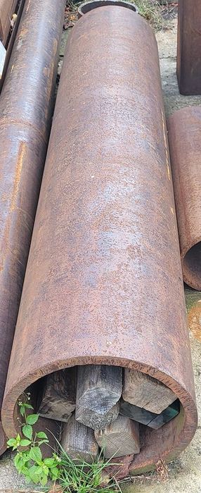 Rura stalowa 406,4 x 25 mm, w gatunku S355 z atestem