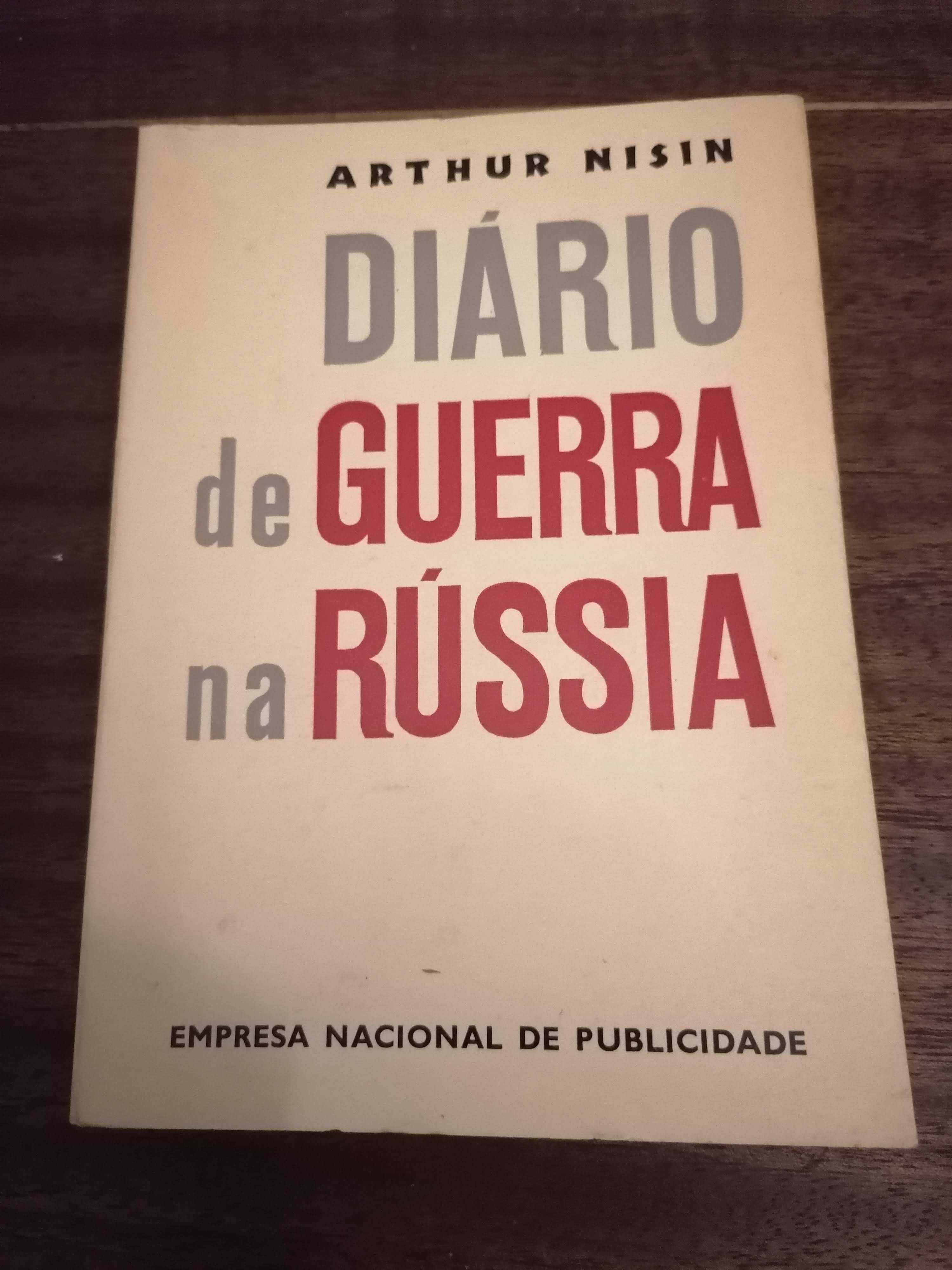 Livro " Diário de Guerra na Rússia " de Arthur Nisin