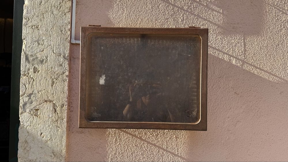 Menu em Aço Corten - Retro iluminado