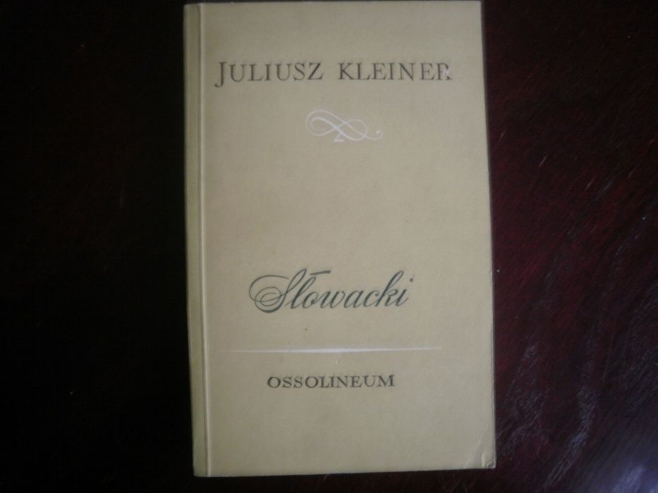 Kleiner Juliusz - Słowacki
