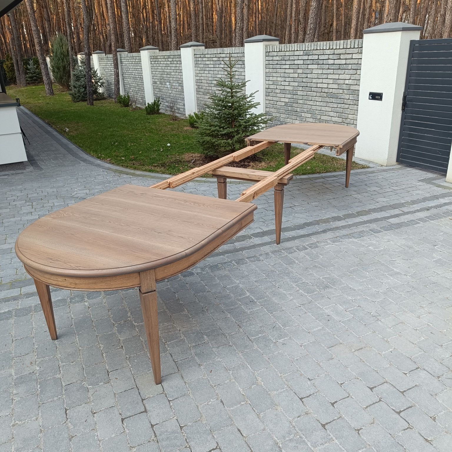 Stół dębowy rozkładany do 500 cm lity dąb