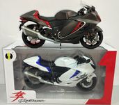 SUZUKI Hayabusa GSX1300R модель мотоцикла 1:9 со светом металл