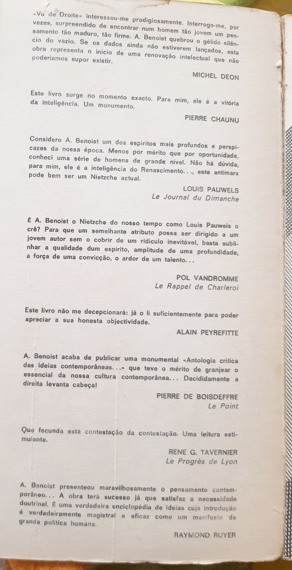 Nova Direita Nova Cultura Alain de Benoist