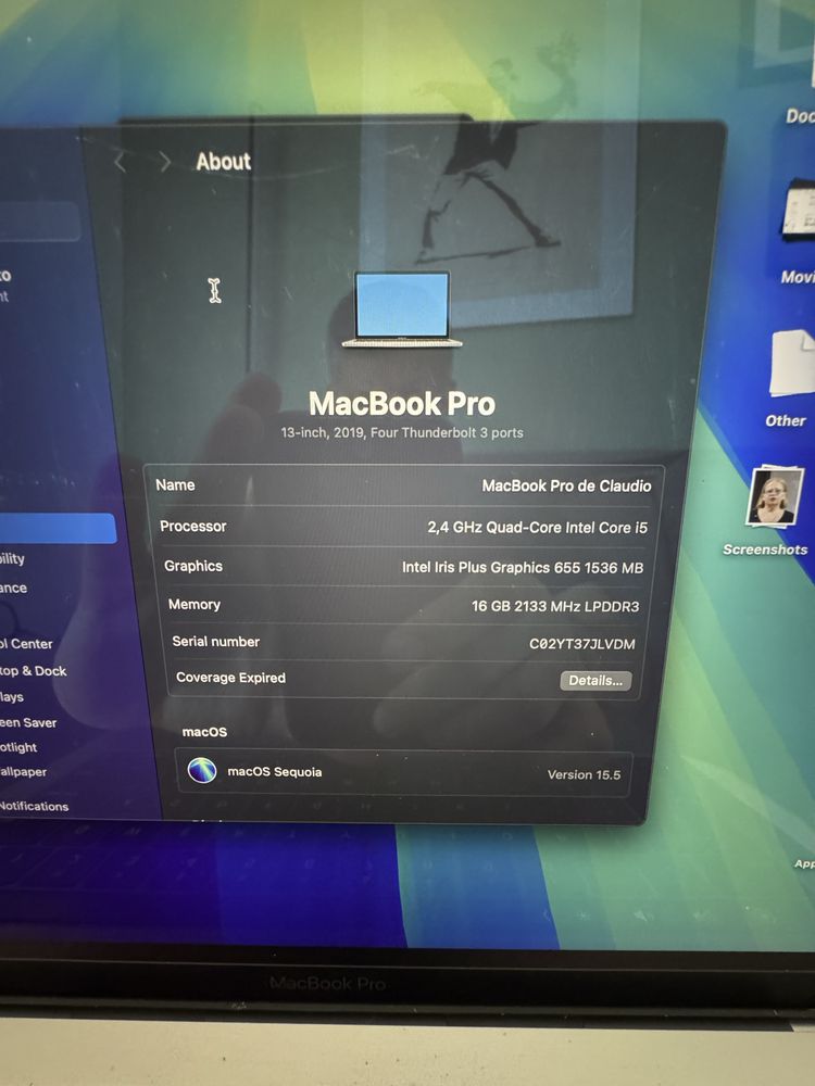 Macbook Pro 16GB 1TB SSD