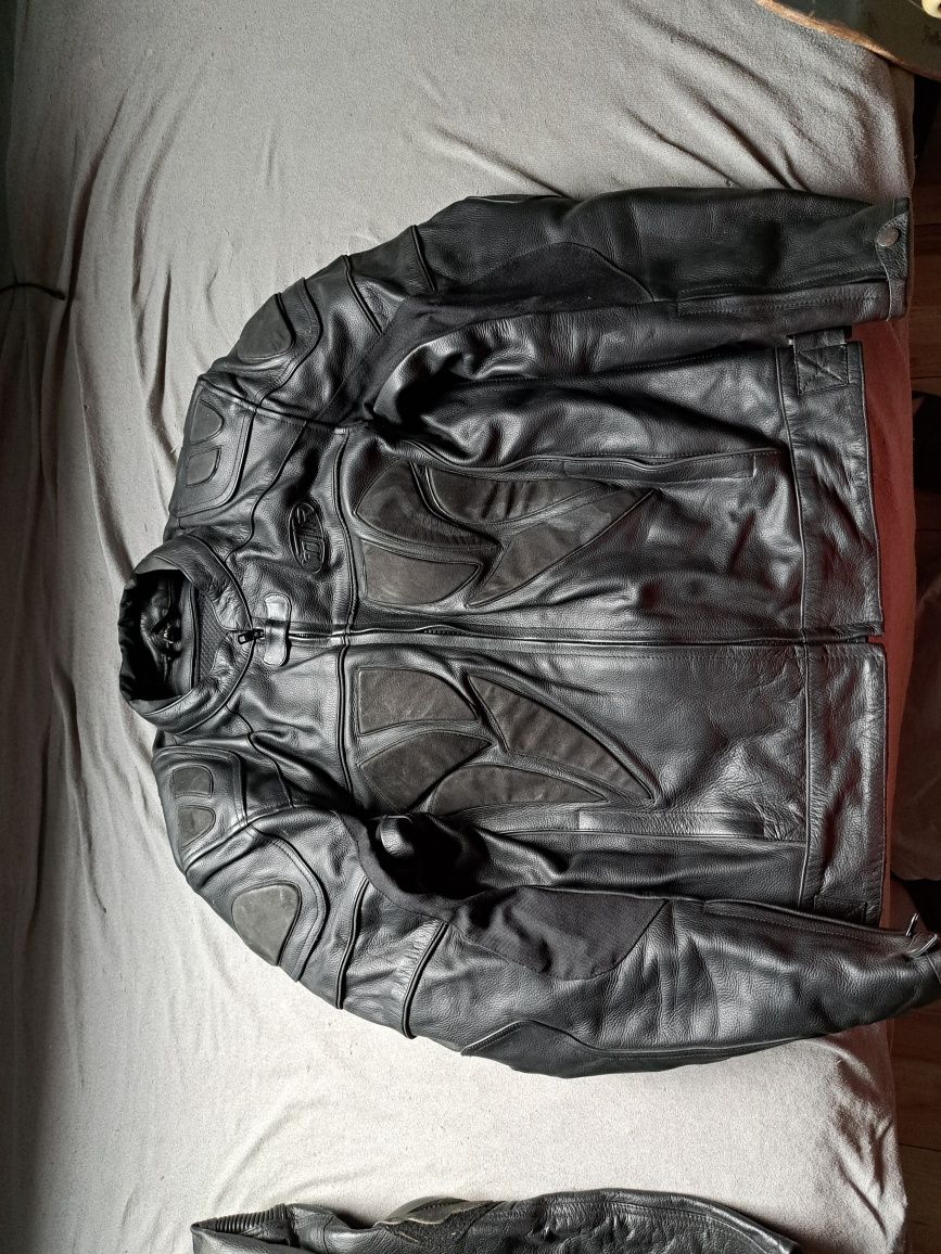 Sprzedam kurtkę XXL,Spodnie XL,rękawice, pas,buty rozmiar 43,albo kąpl