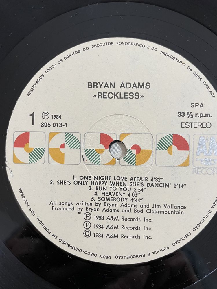 4 vinis - Bryan Adams