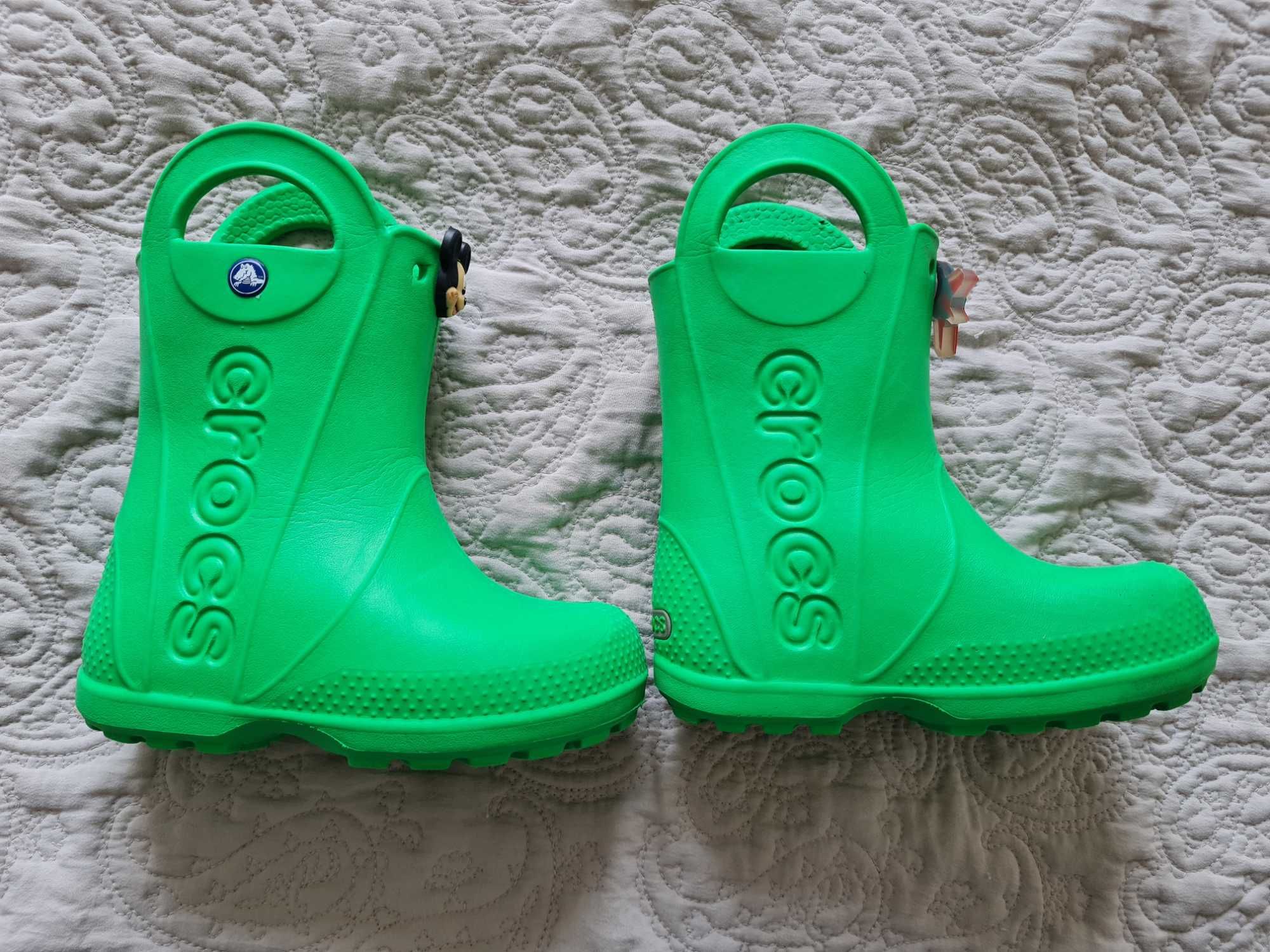 Kalosze buty Crocs c9 c 9 zielone 25-26