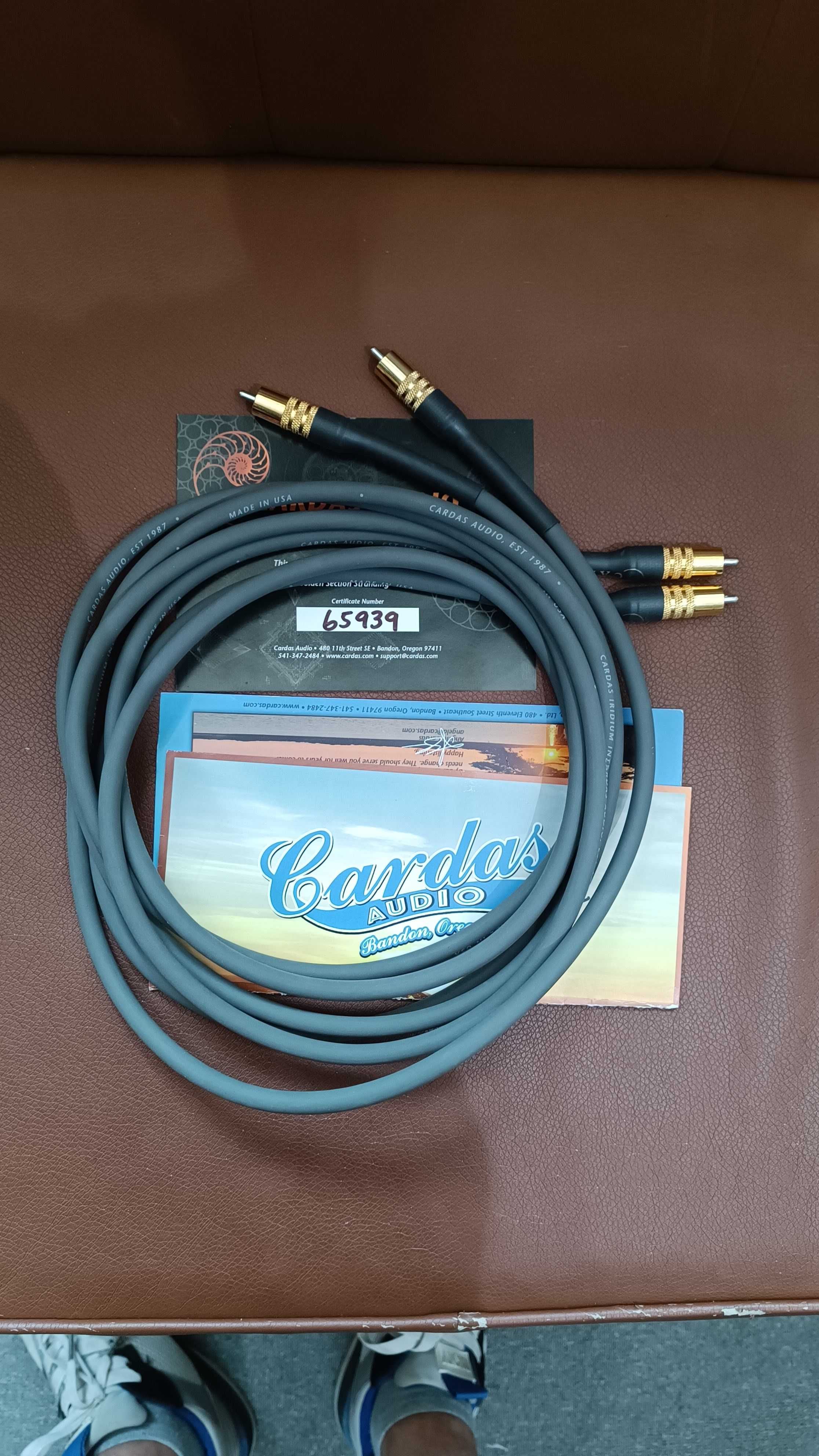 Kable RCA 2m CARDAS Iridium Interconnect RCA 2m