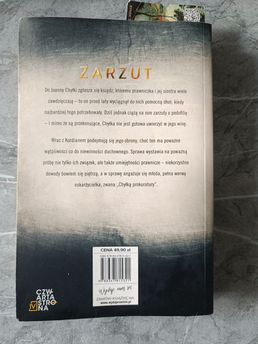 Książka Remigiusz Mróz Chyłka Zarzut