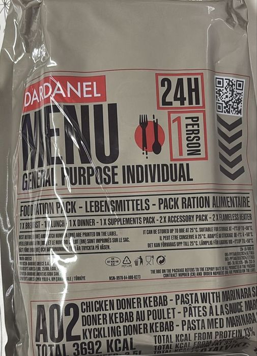 Rações de Combate Turcas