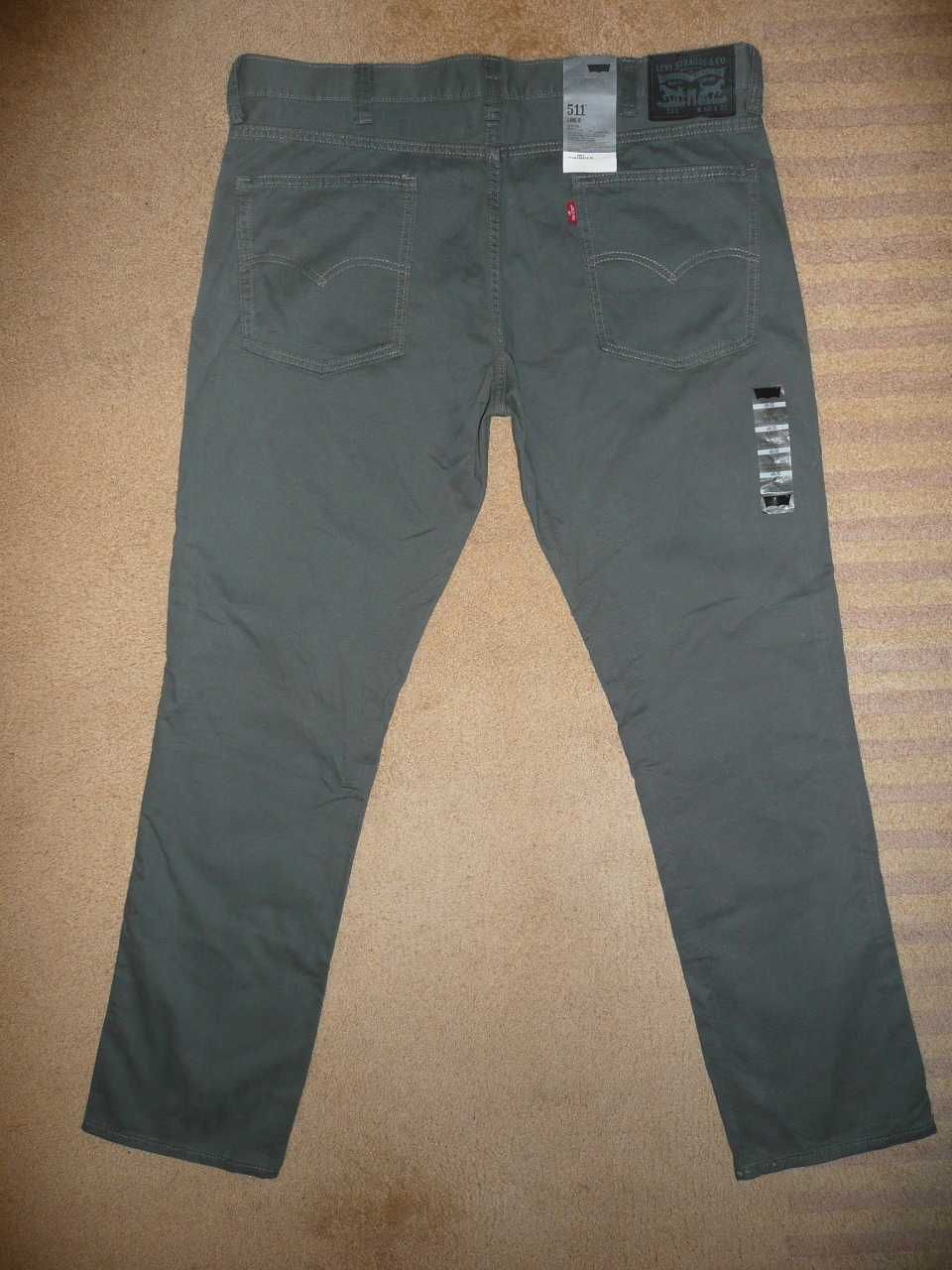NOWE spodnie dżinsy LEVIS 511 W40/L32=52/108cm jeansy LINE 8