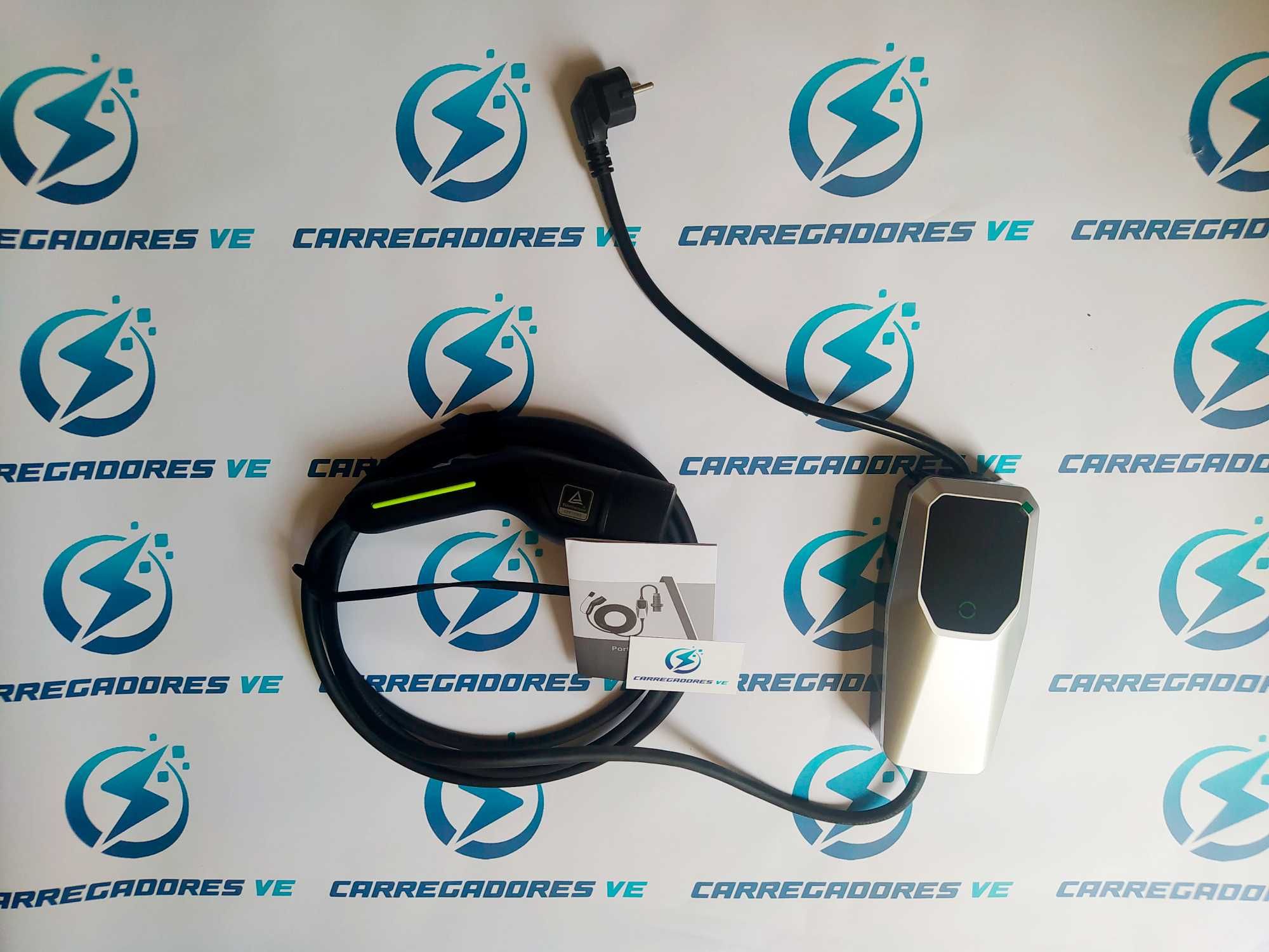 Carregador Carro Elétrico ou Híbrido NOVO EVSE 6/8/10/13/16A Tipo 2
