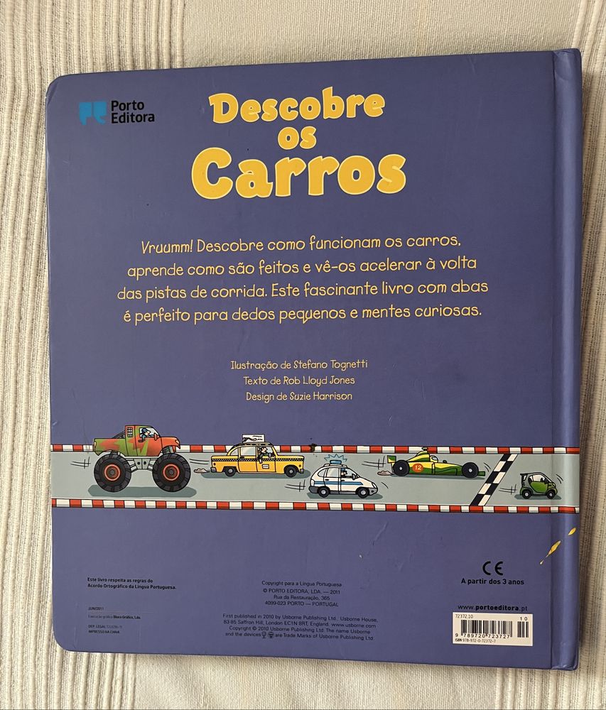 Livro Descobre os Carros