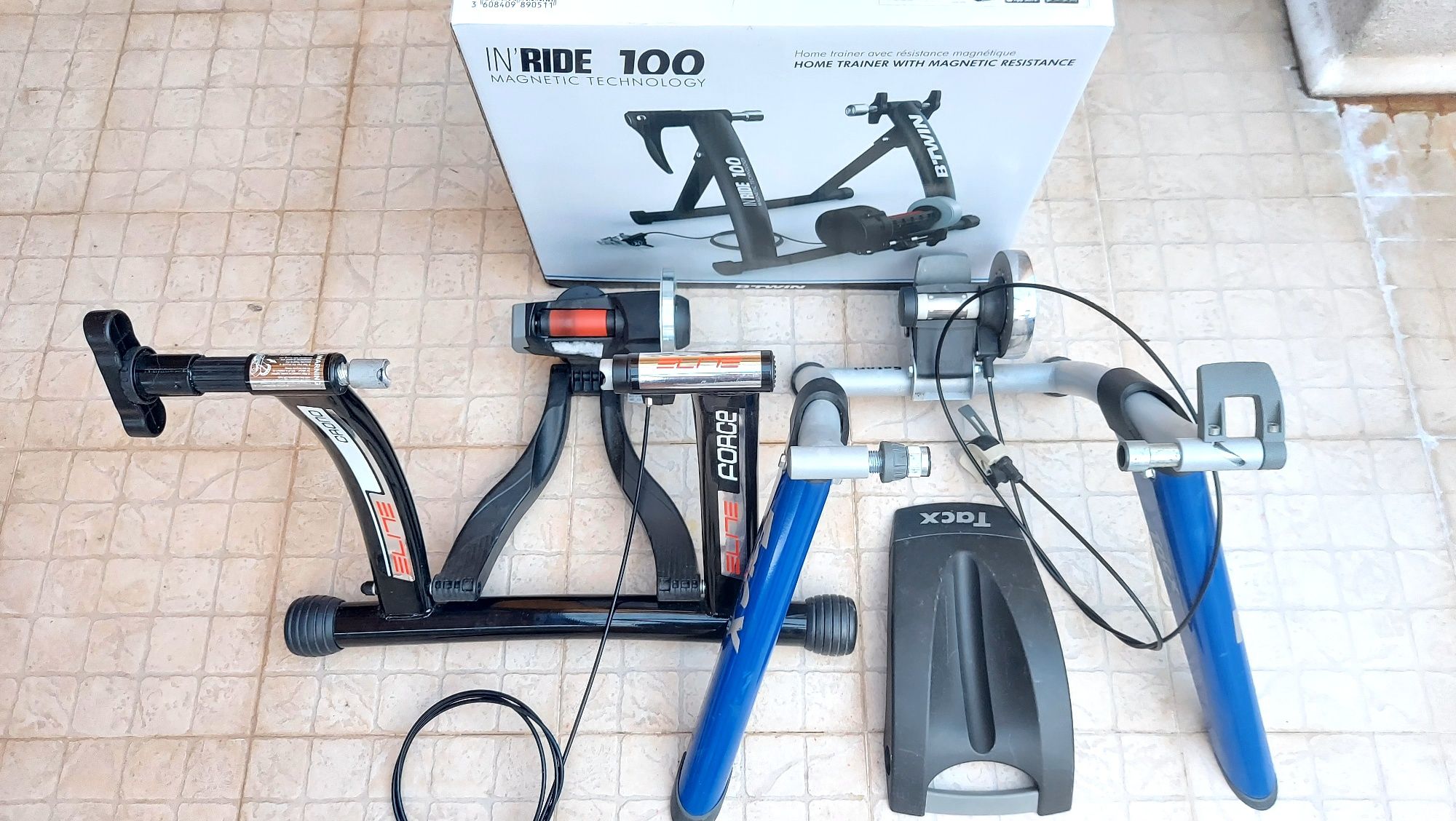 Rolo de treino ciclismo Elite  Force e Tax
