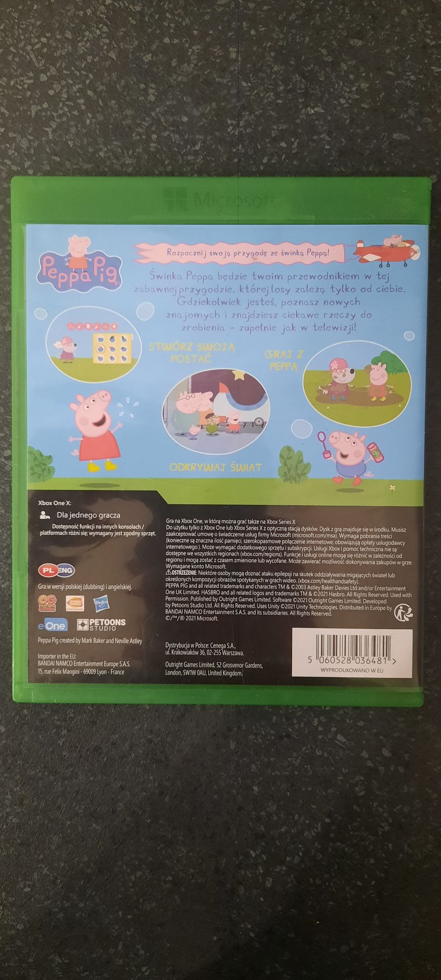 Moja znajoma Peppa Pig xbox one wersja PL