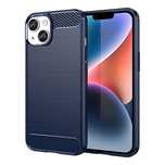 Carbon Case etui iPhone 14 Plus elastyczny żelowy pokrowiec na tył ple