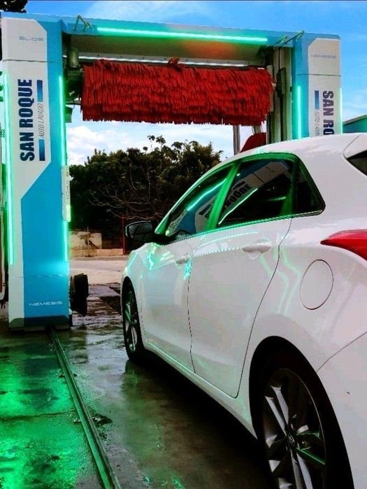 Myjnia bezdotykowa automatyczna portalowa, program ze szczotkami