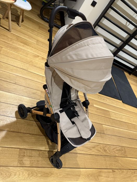 Wózek Leclerc - składany, beżowy