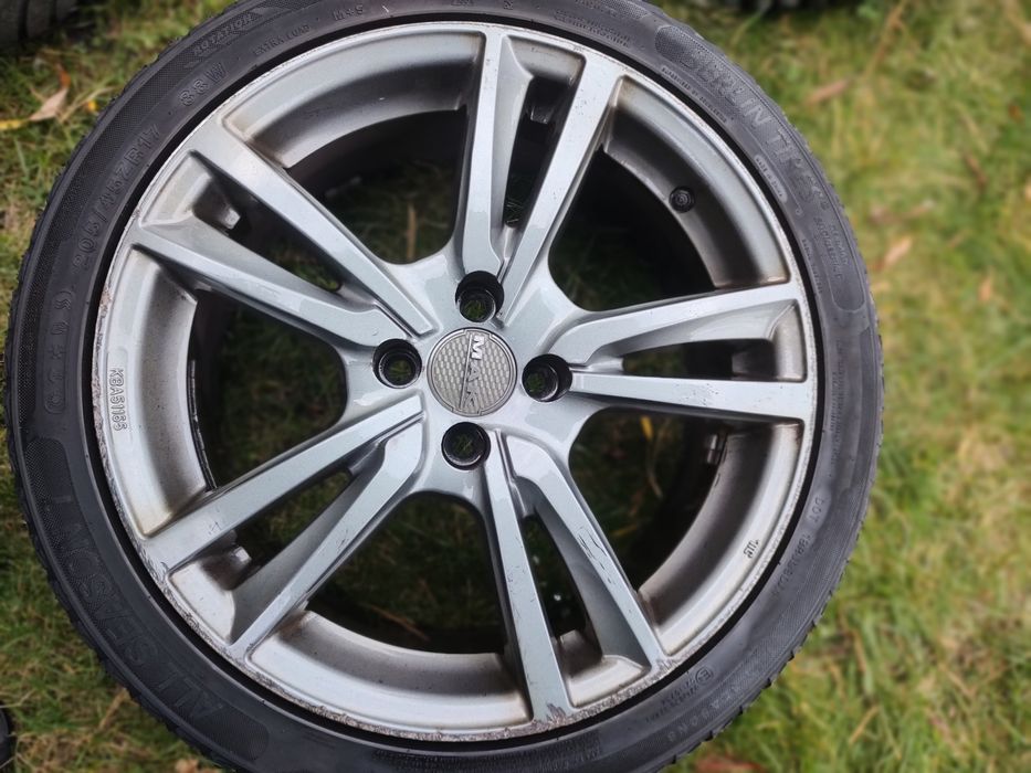 Alufelgi MAK 17 cali 4x100 opony zimowe REZERWACJA do 16.11 .25