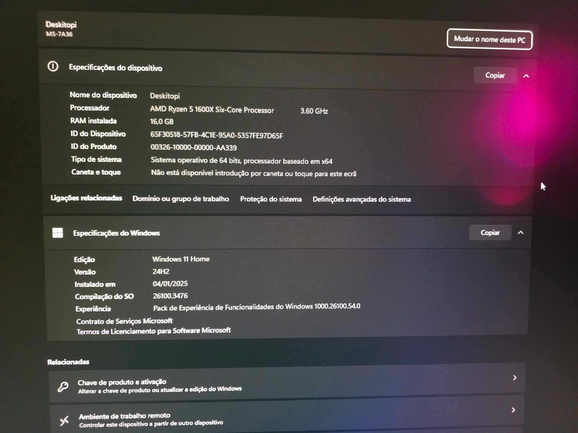 PC Desktop RTX 3060