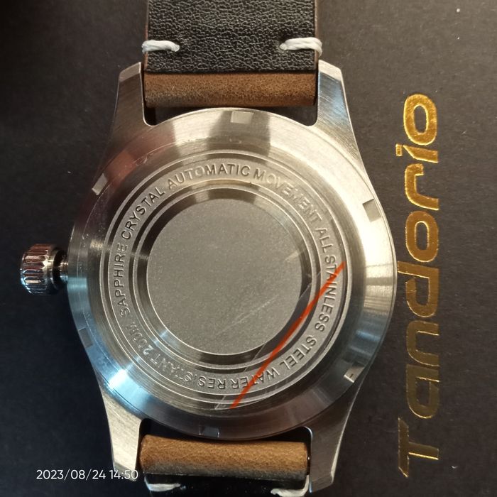 Tandorio Pilot sapphire механіка 39mm